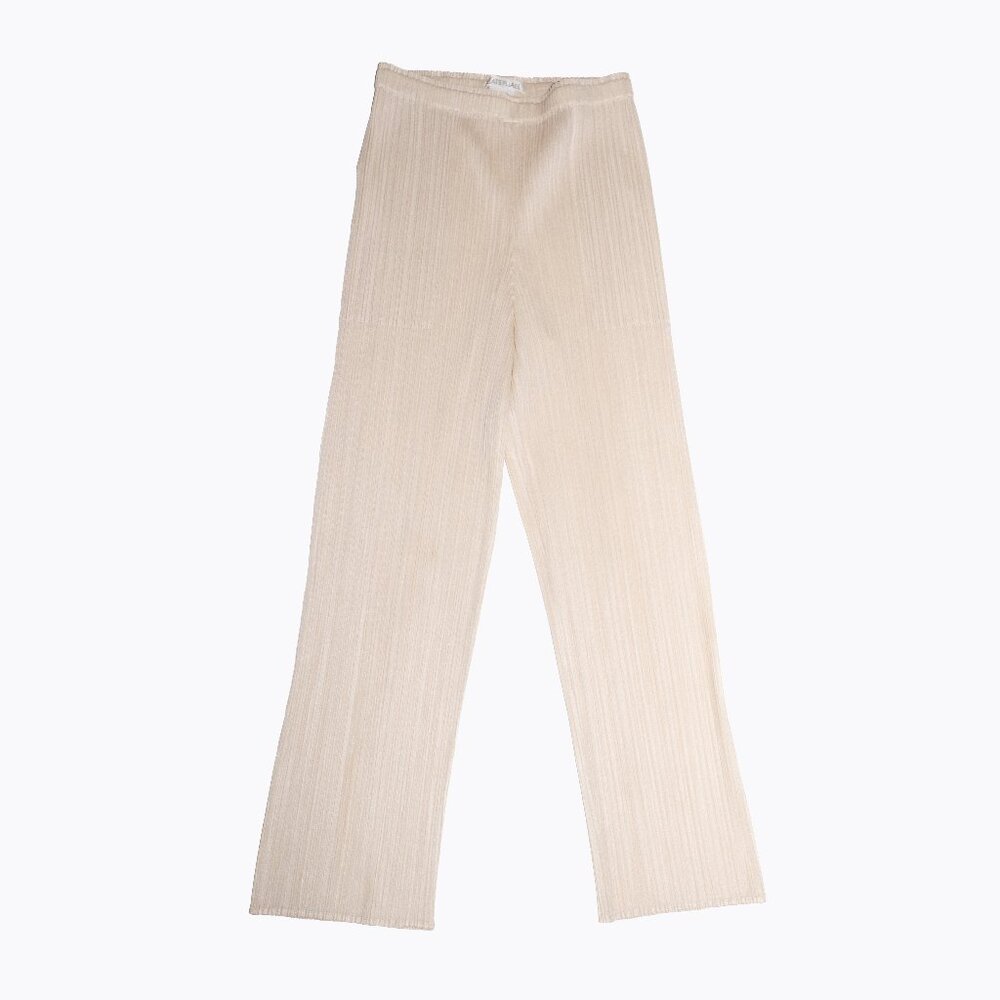 Pleats Please Capri Pants by Issey Miyake